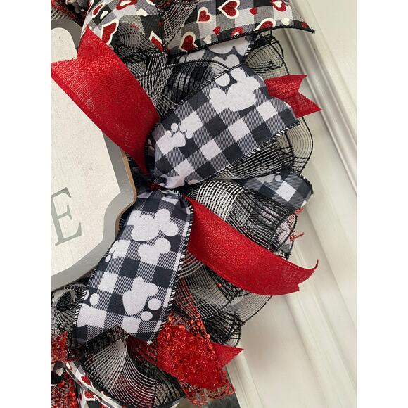 Home Sweet Home Paw Print Pet Dog Cat Mesh Wreath, Every Day Year Round Decor - Picture 4 of 8